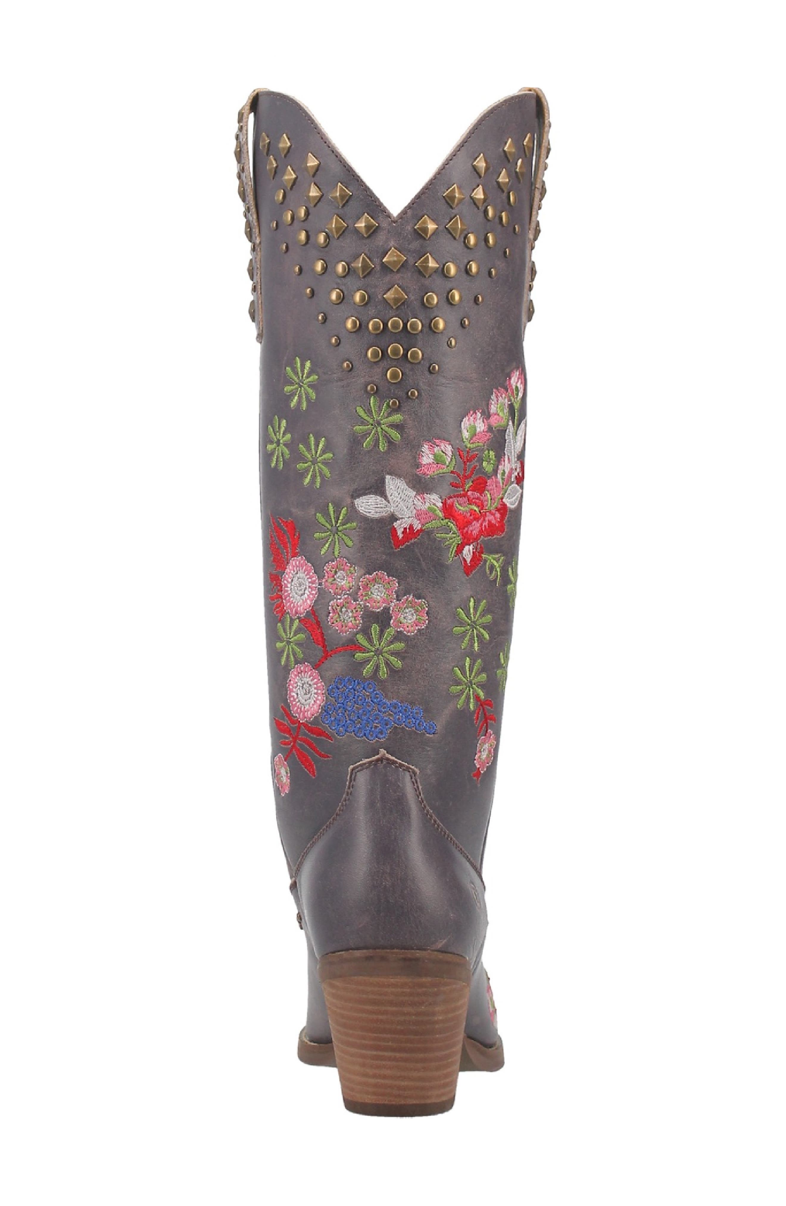 Poppy Western Boot, Alternate, color, LAVENDAR