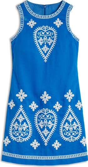 Floral Dresses Boden Easy Shift Dress Boden Embroidered