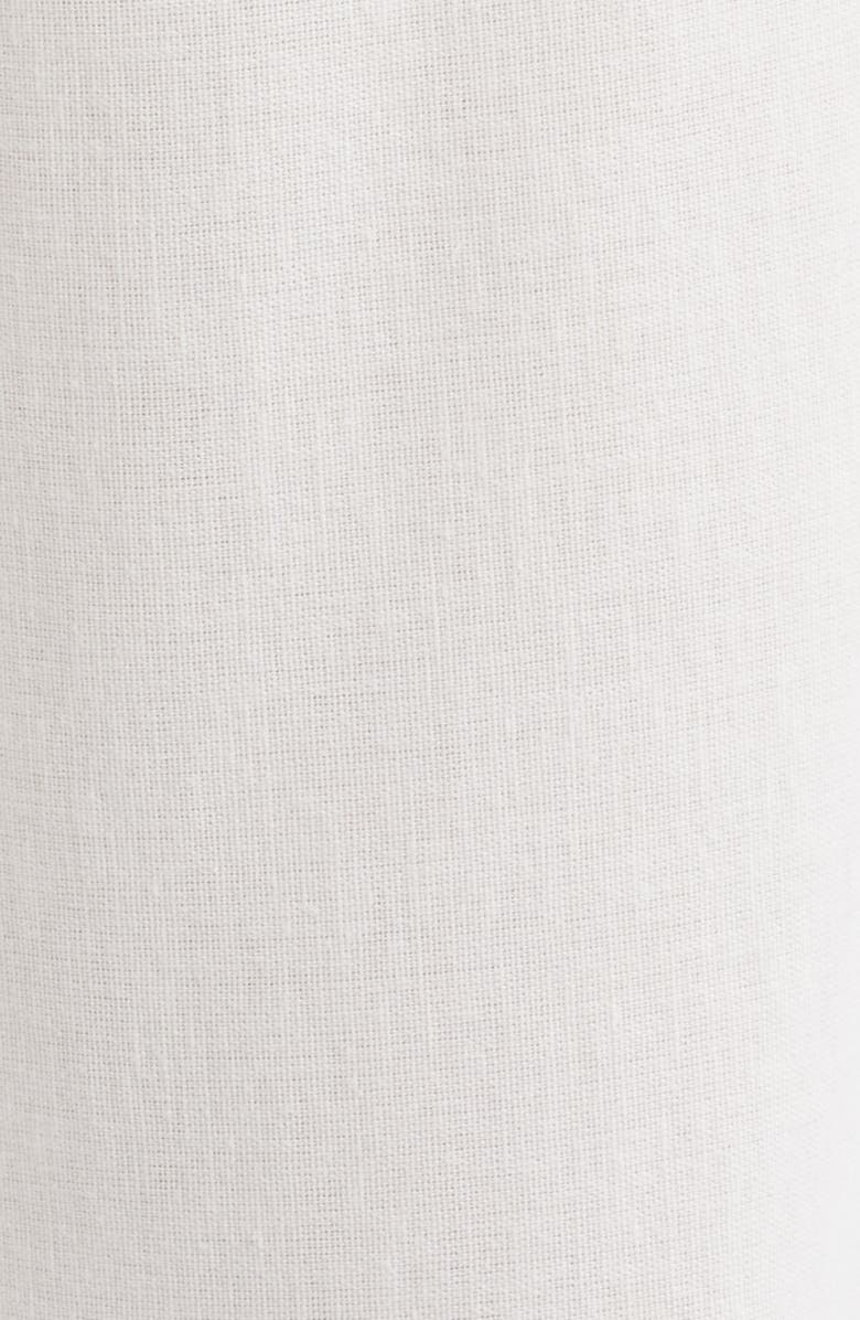 Rails Emmie Cotton & Linen Drawstring Pants, Alternate, color, White Palm Embroidery