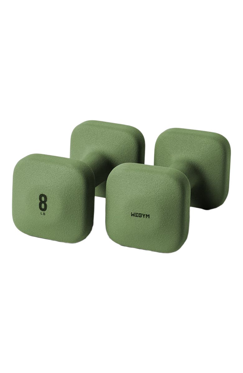 WeGym SafeGrip Dumbbells, Main, color, Forest