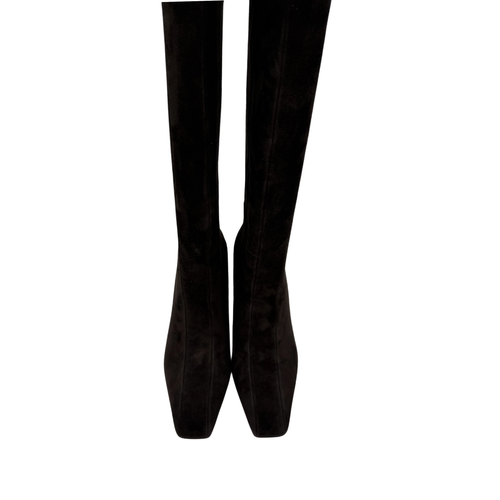 Amie Rafa Mishel High Knee Boot In Brown