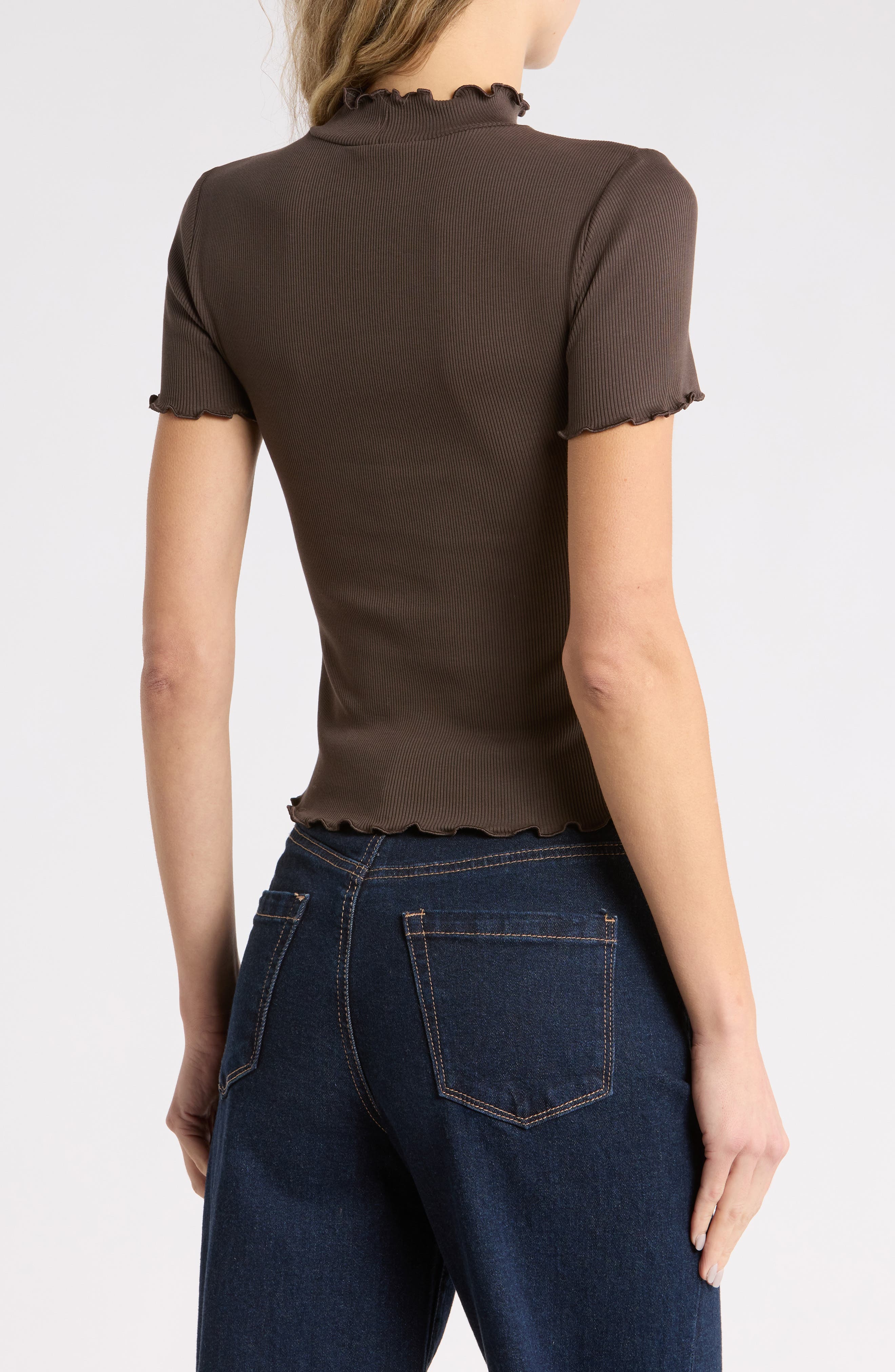 Harden Lettuce Edge Ribbed T-Shirt