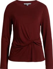 Wit & Wisdom Twist Front T-Shirt