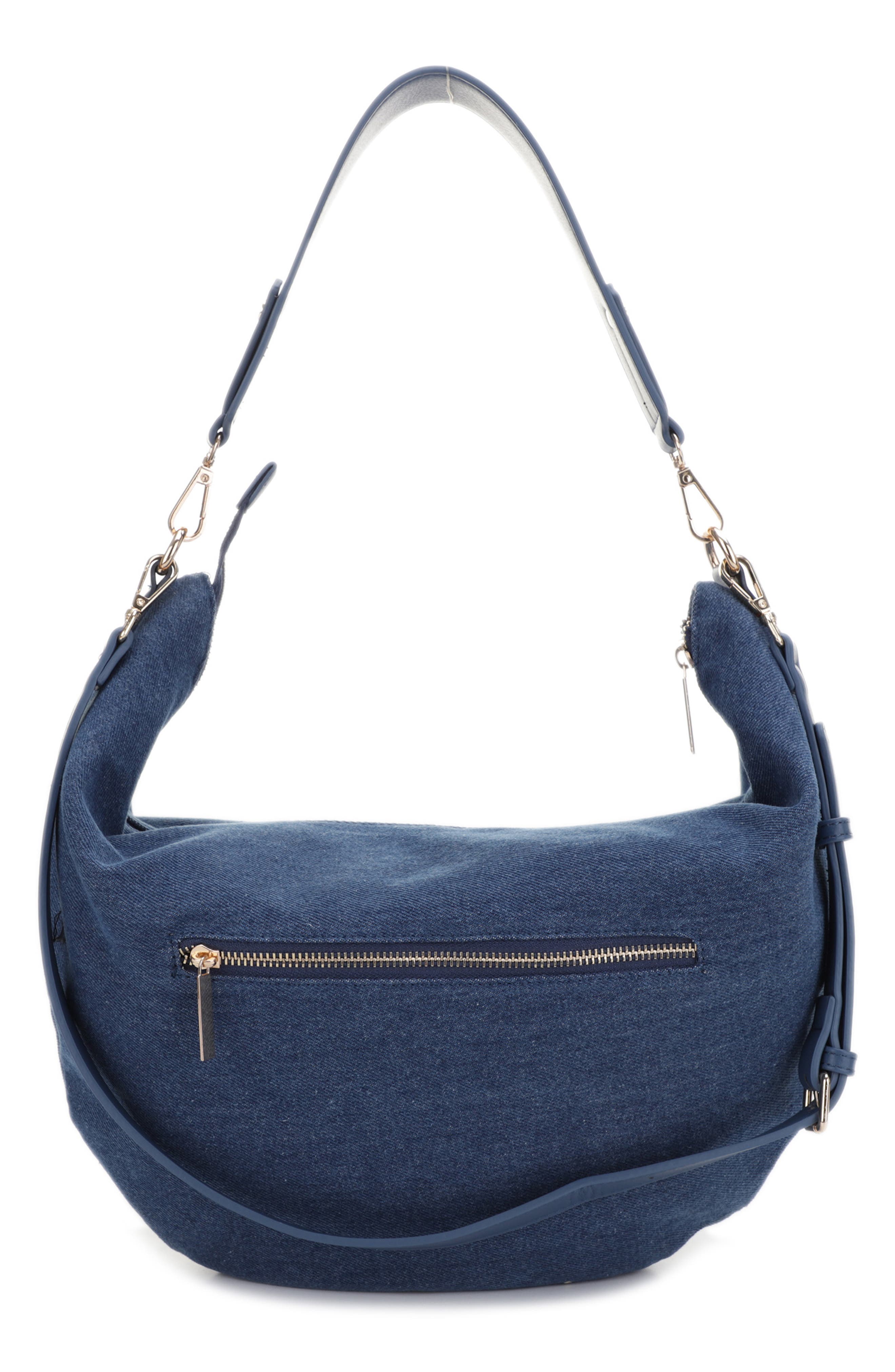 Mali + Lili Megan Denim Hobo Sling Bag, Alternate, color, 