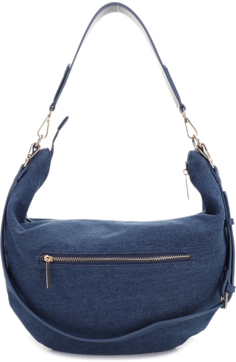 Mali + Lili Megan Denim Hobo Sling Bag, Alternate, color,