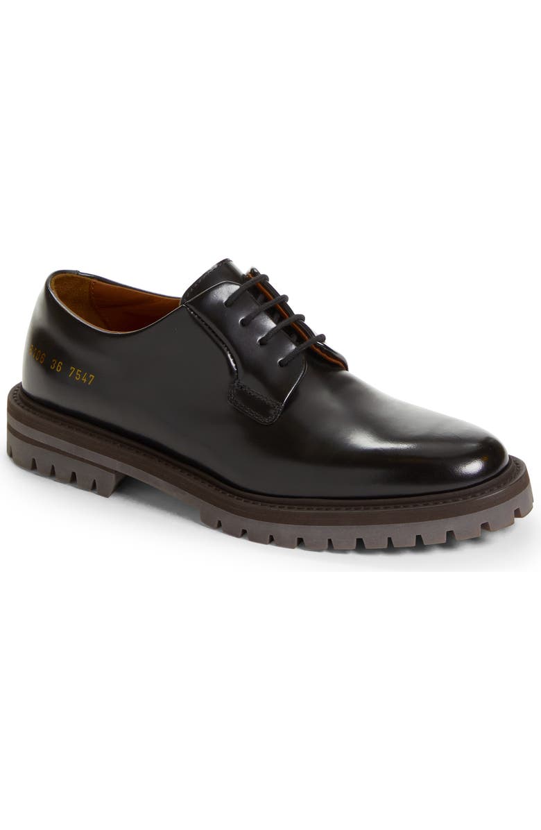 Common Projects Plain Toe Derby, Main, color,