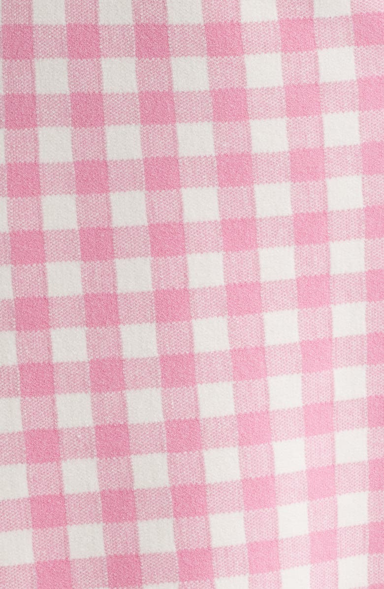 LoveShackFancy Kellen Plaid Knit Minidress, Alternate, color,