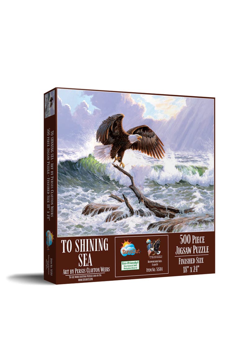 To Shining Sea 500 piece Jigsaw Puzzle for Adults, Main, color, Multicolor