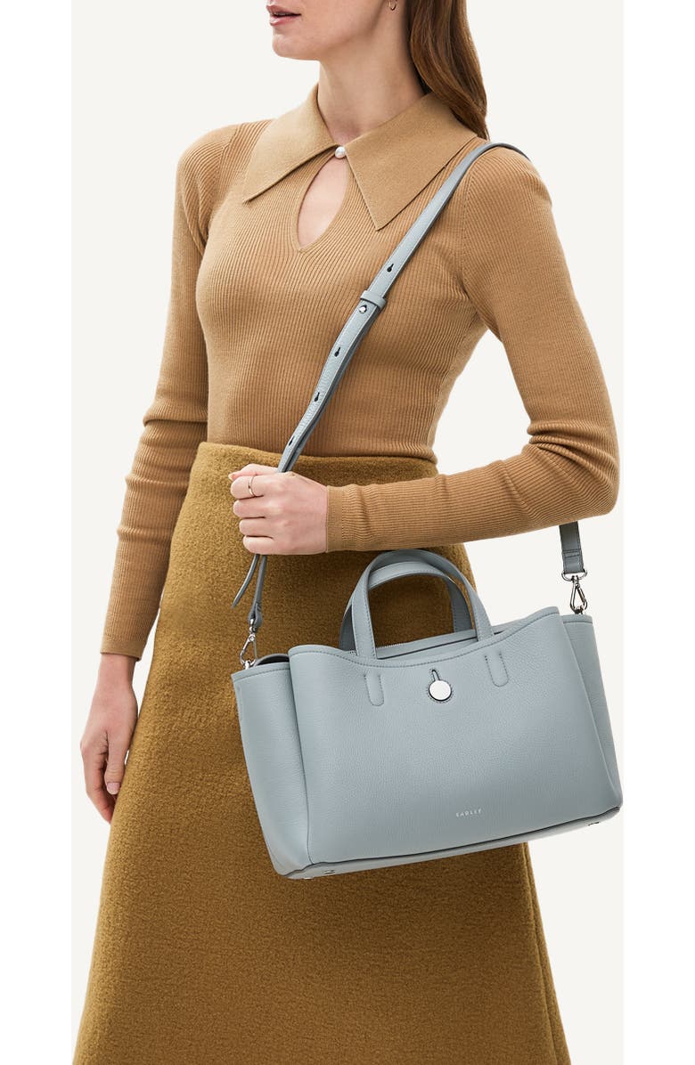 Radley Bathurst Mews Medium Ziptop Satchel Bag, Alternate, color, Artichoke