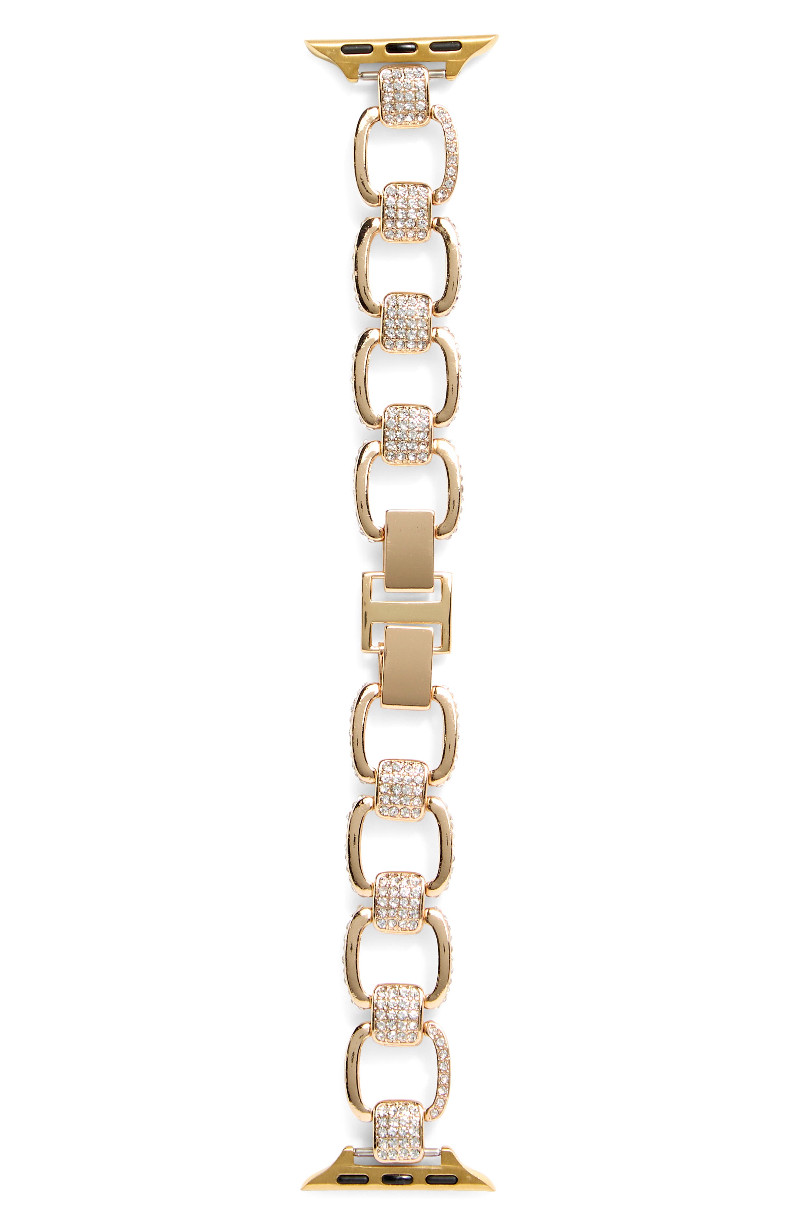 NORDSTROM RACK Pavé Link Smartwatch Band