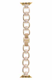 NORDSTROM RACK Pavé Link Smartwatch Band