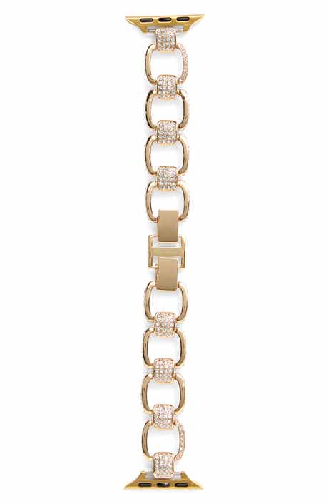 NORDSTROM RACK Pavé Link Smartwatch Band