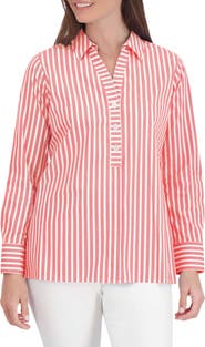 Foxcroft Pamela Stripe Blouse
