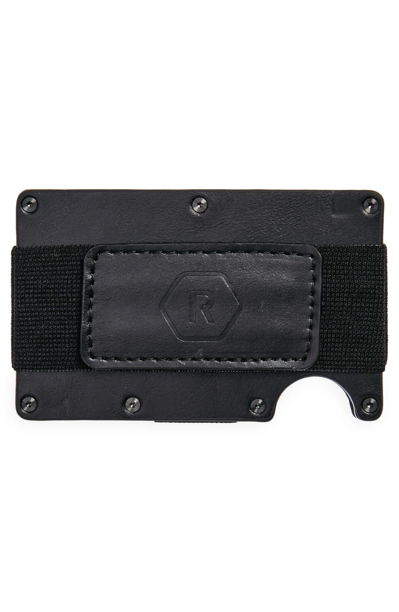 the Ridge RFID-Blocking Leather Cash Strap Wallet, Alternate, color, Midnight Black Leather