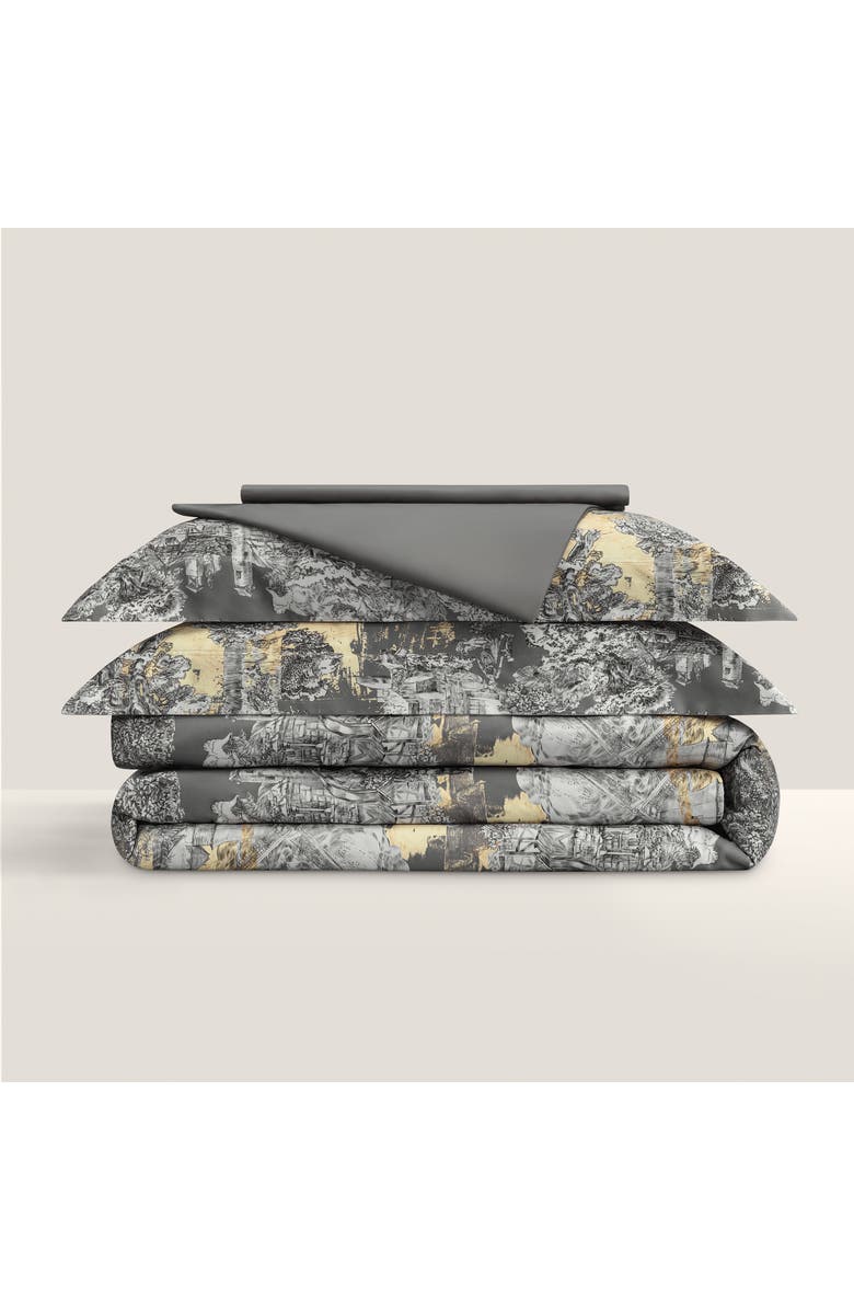 Togas Sievert duvet cover, Alternate, color, Grey