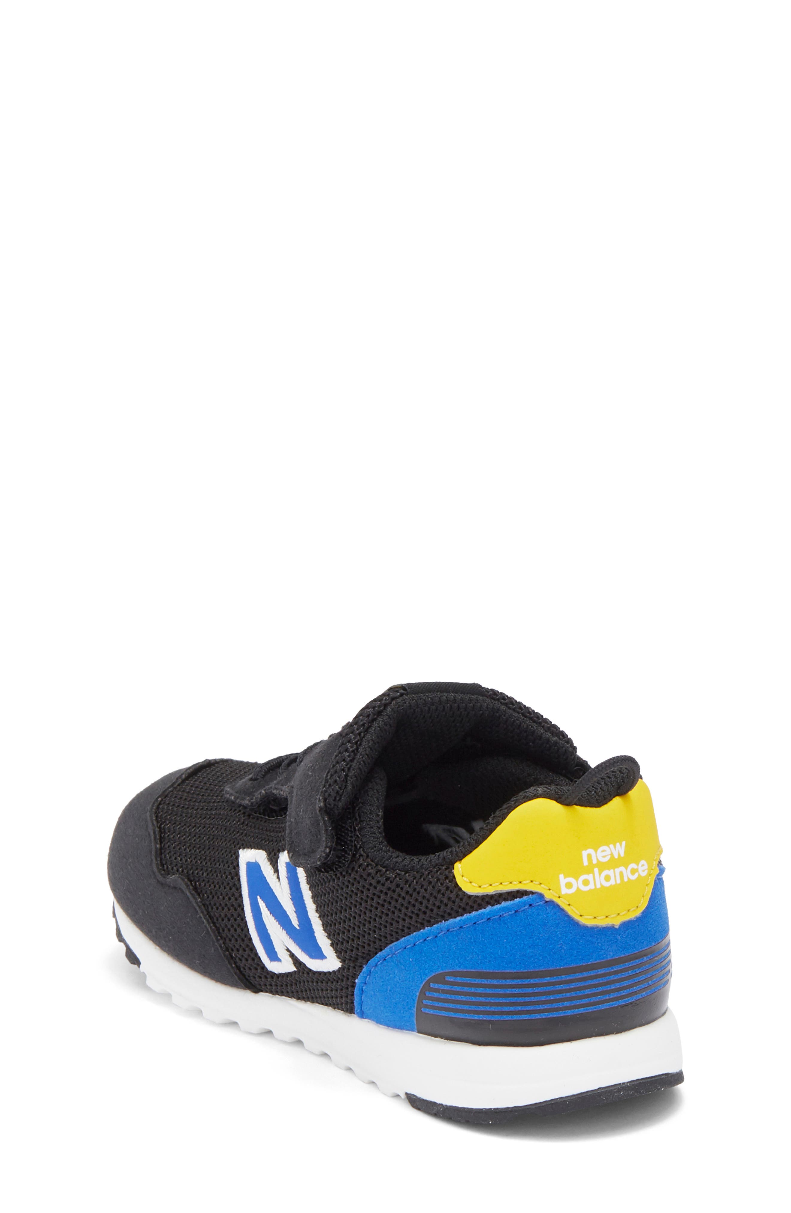 New Balance Kids' 515 Sneaker, Alternate, color, Black/ Blue Gemstone