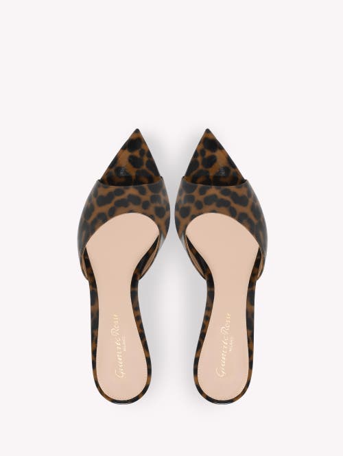 Gianvito Rossi Elle 85 Mule In Brown