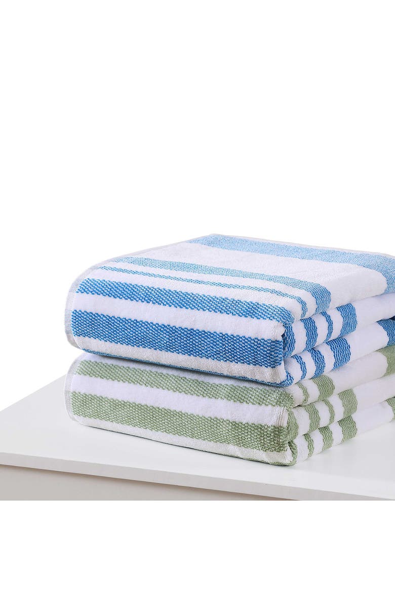 Tommy Bahama Resort Life Beach Towel, Alternate, color, Matcha/ White