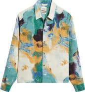 RIZORT Vincent Abstract Print Button-Up Shirt
