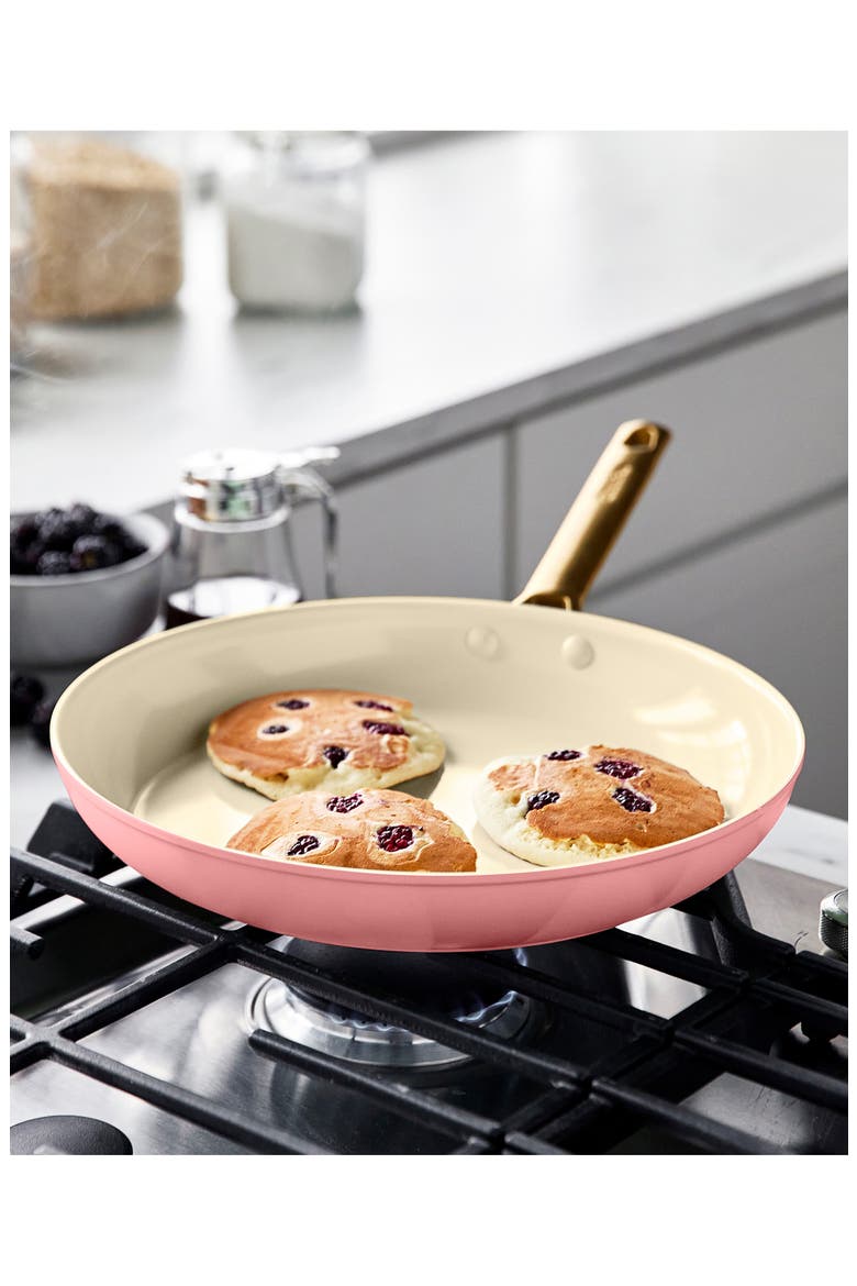 Reserve Set of 3 Nonstick Ceramic Fry Pans, Alternate, color, CORAL