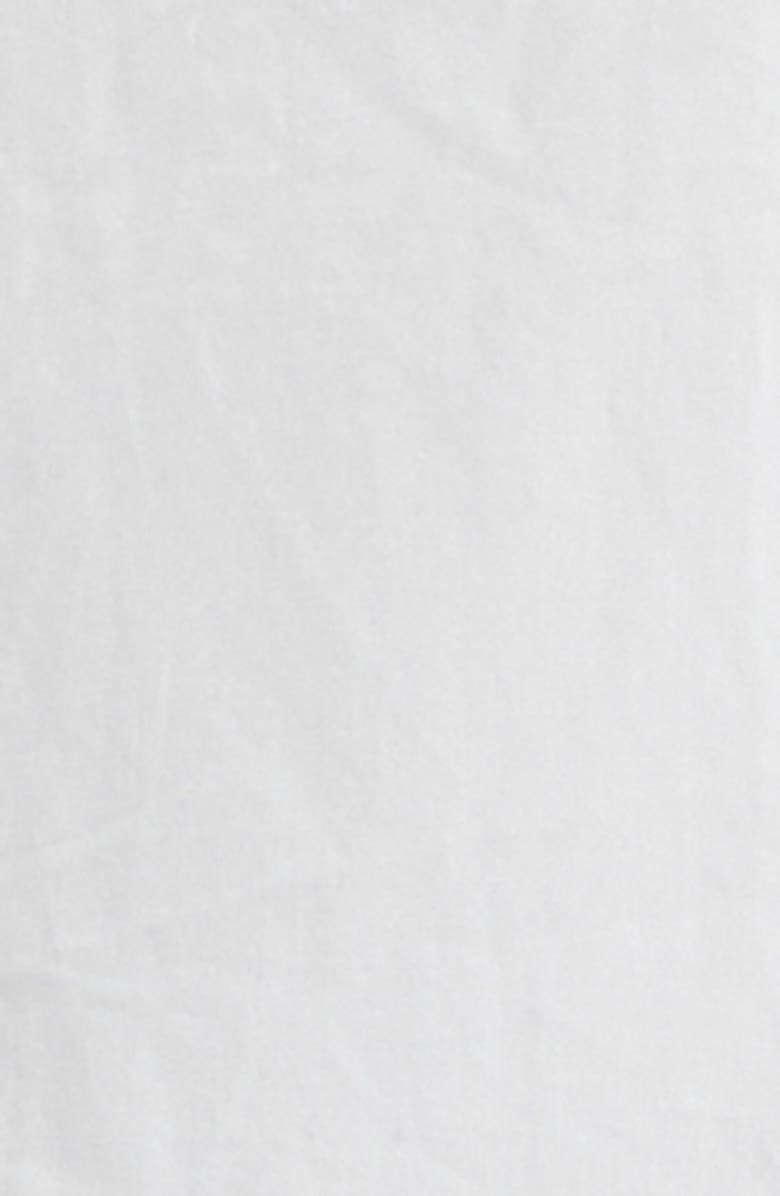 Yohji Yamamoto Big Standard Chainstitch Cotton Broadcloth Button-Up Shirt, Alternate, color, White