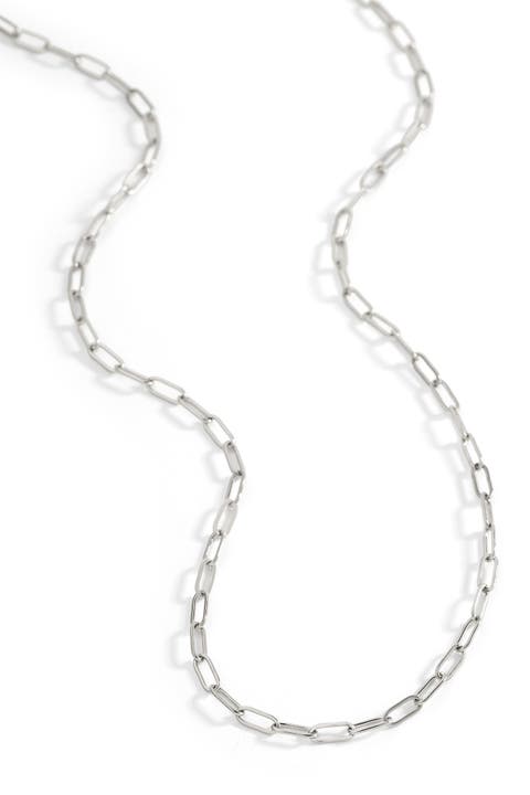 Thin Paperclip Necklace