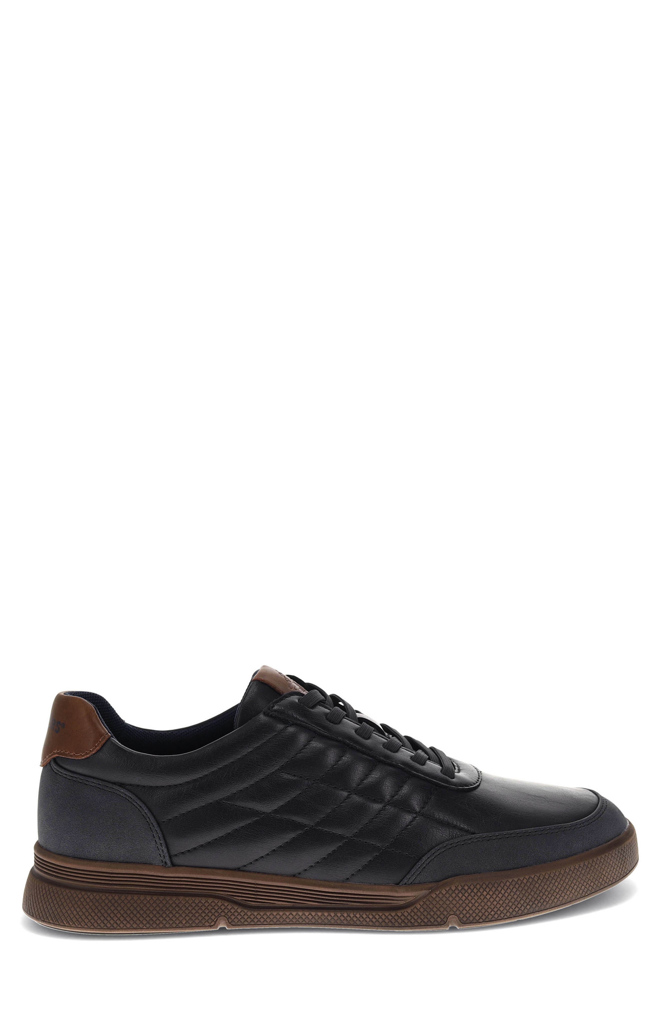 Brady Quilted Sneaker, Alternate, color, NAVY