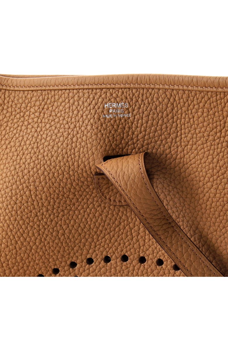 Pre-Owned Hermes Evelyne Bag Gen III Clemence PM, Alternate, color, Biscuit