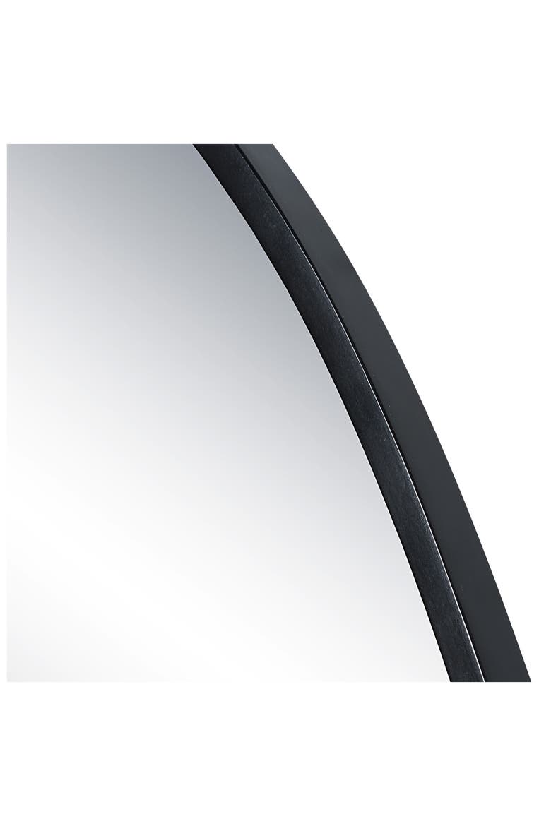 Bozeman Oblong Mirror, Alternate, color, MATTE BLACK
