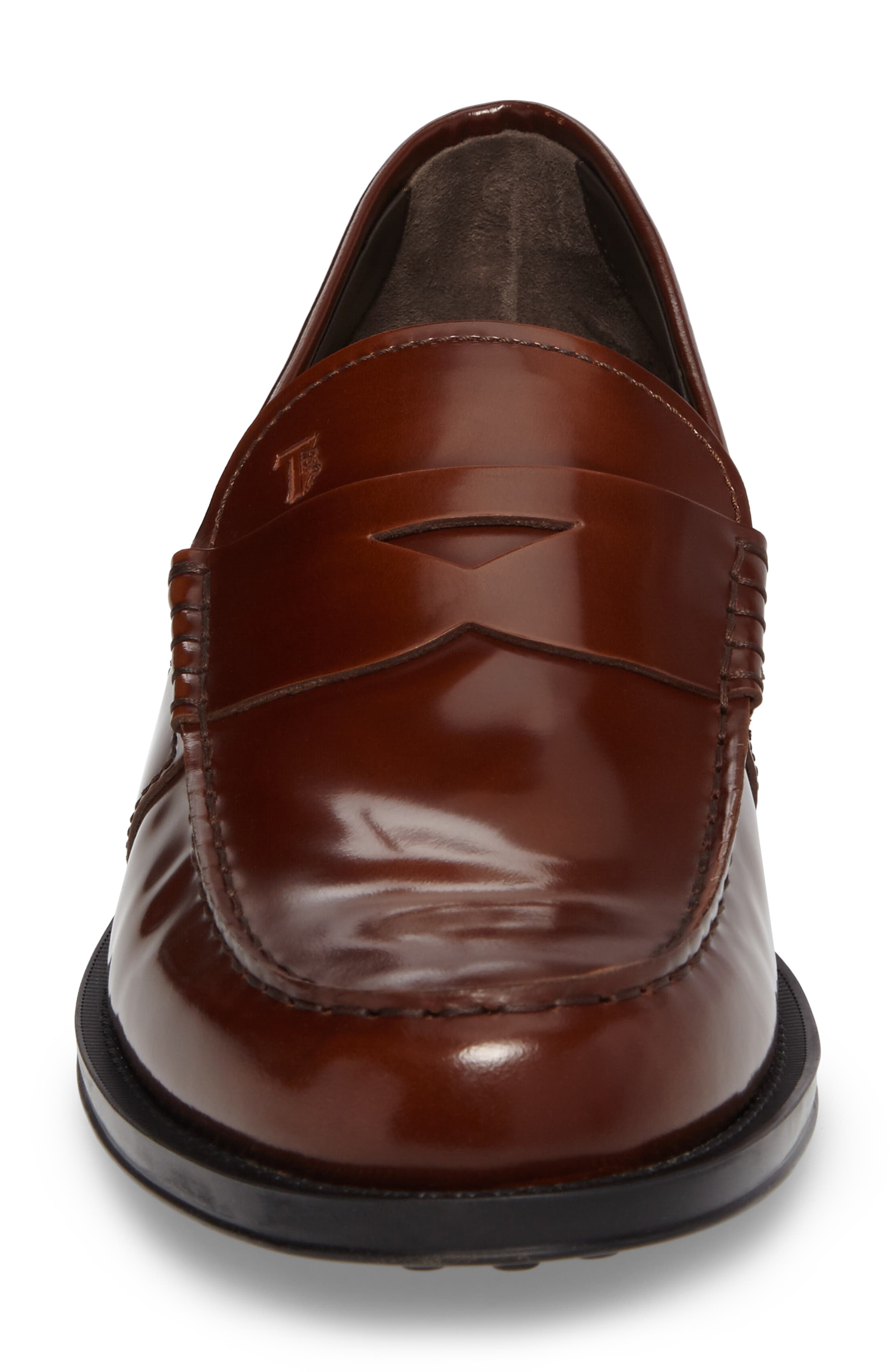 Tods Penny Loafer, Alternate, color, CHESTNUT LEATHER