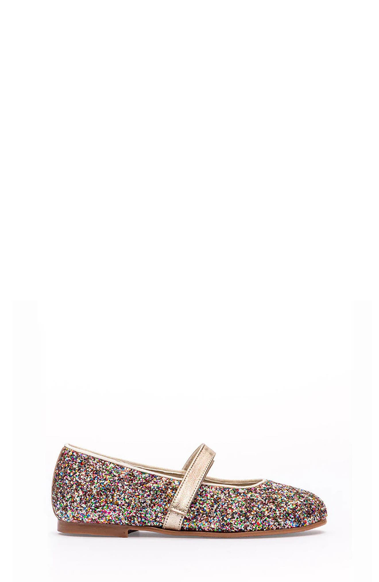 Kids' Glitter Mary Jane, Alternate, color, CONFETTI