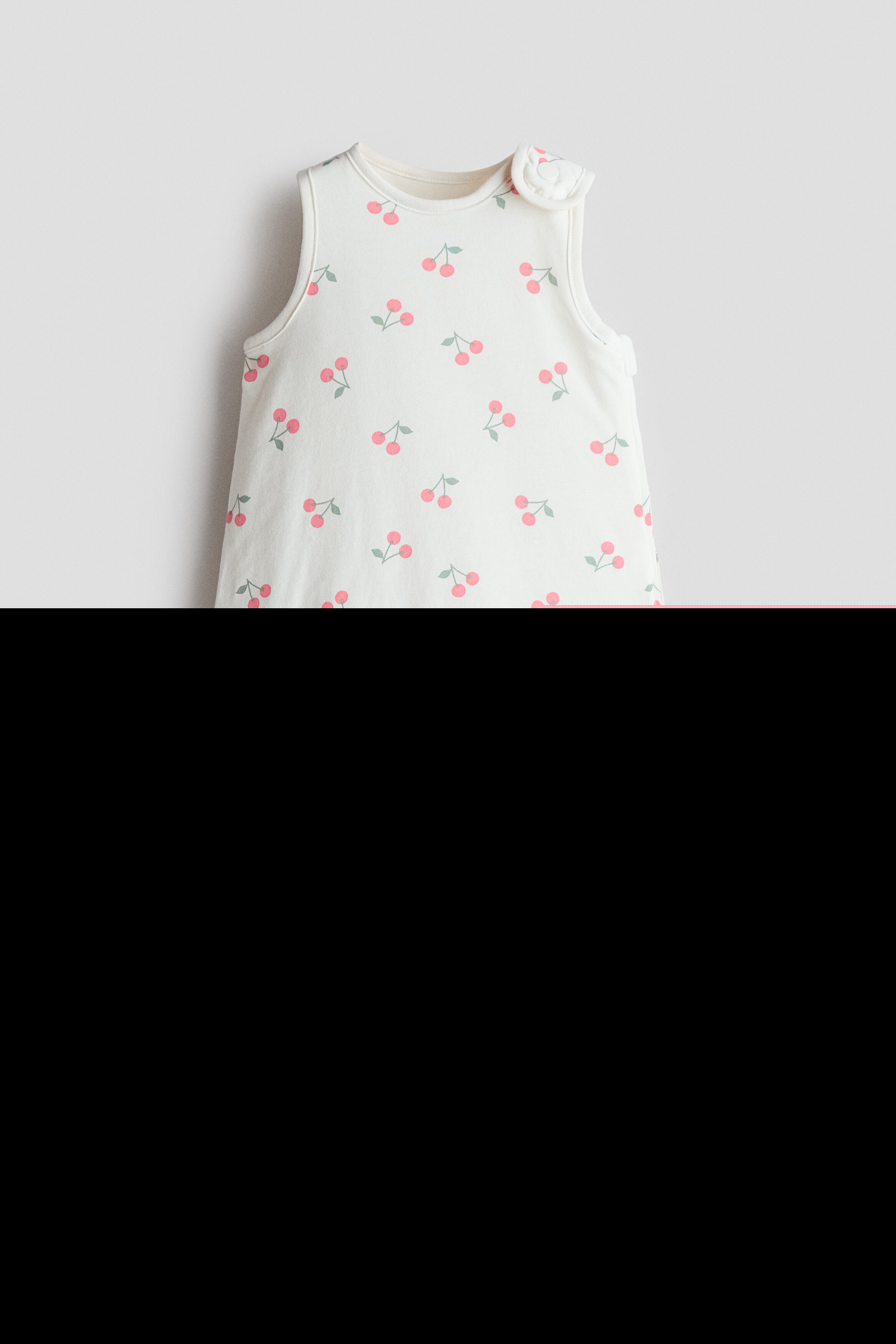 H&M Printed Sleep Bag, Alternate, color, White/Cherries