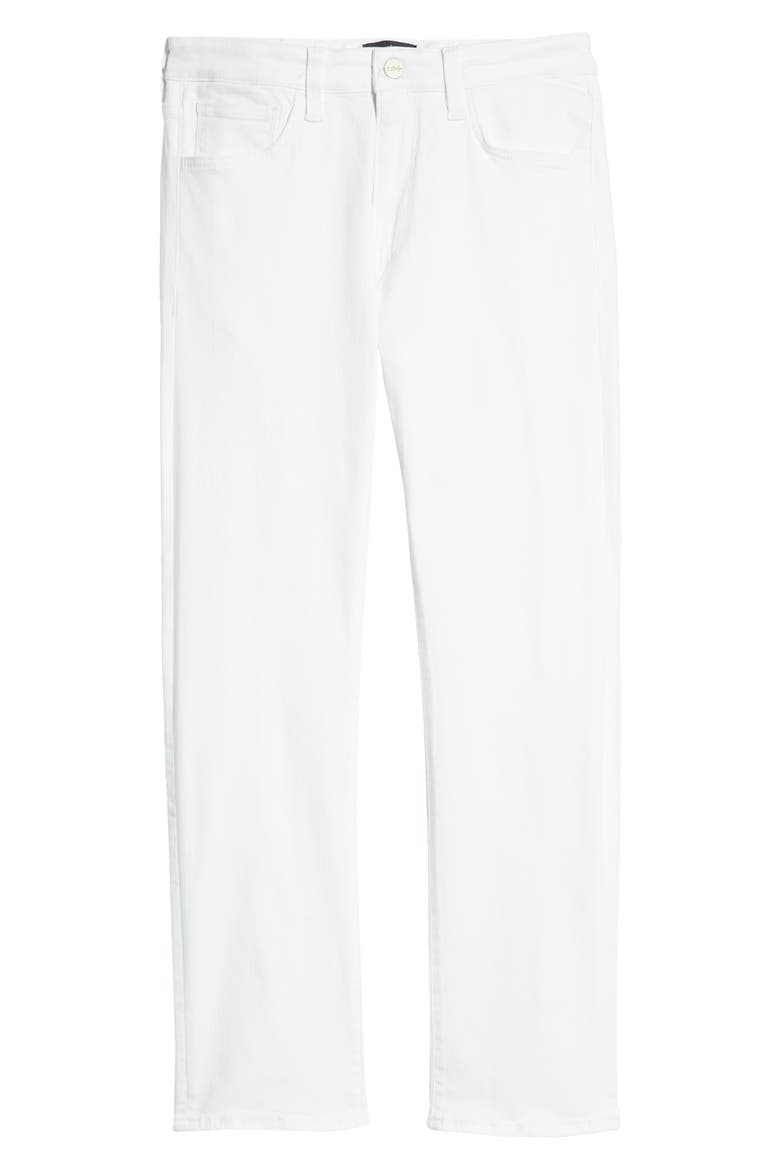 Courage Straight Leg Jeans, Alternate, color, DOUBLE WHITE