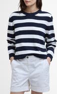 Barbour Bronya Stripe Cotton Blend Sweater