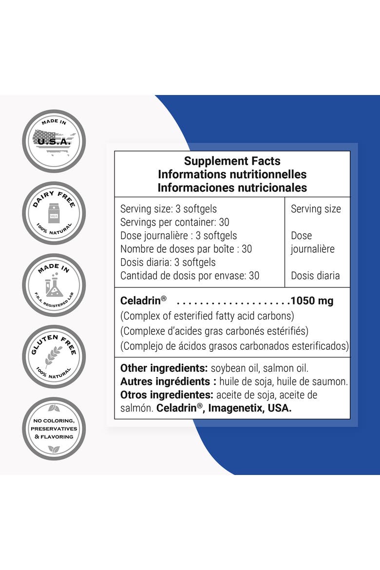 Celadrin 1050mg per Day, Alternate, color, None