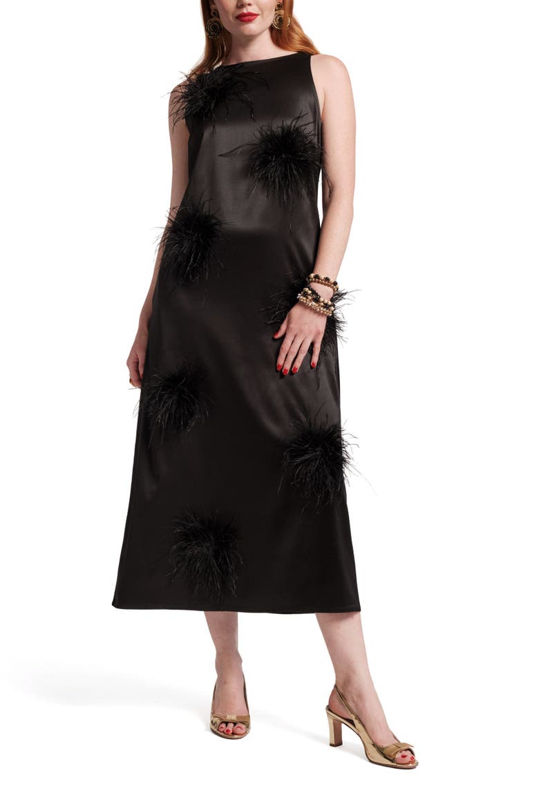 Francesca Maxi Dress, Main, color, Black