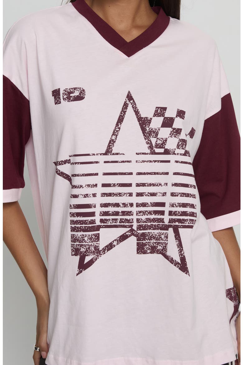 Nachell Oversize Graphic T-Shirt, Alternate, color, PINK