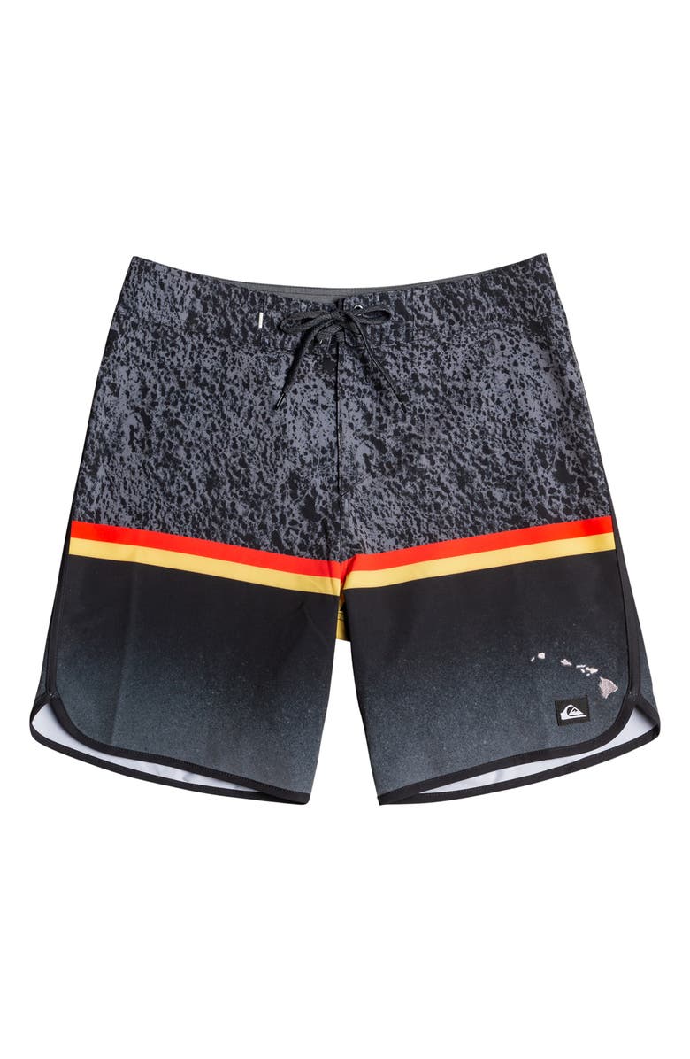 Quiksilver Surfsilk Division Scallop Board Shorts, Alternate, color, 