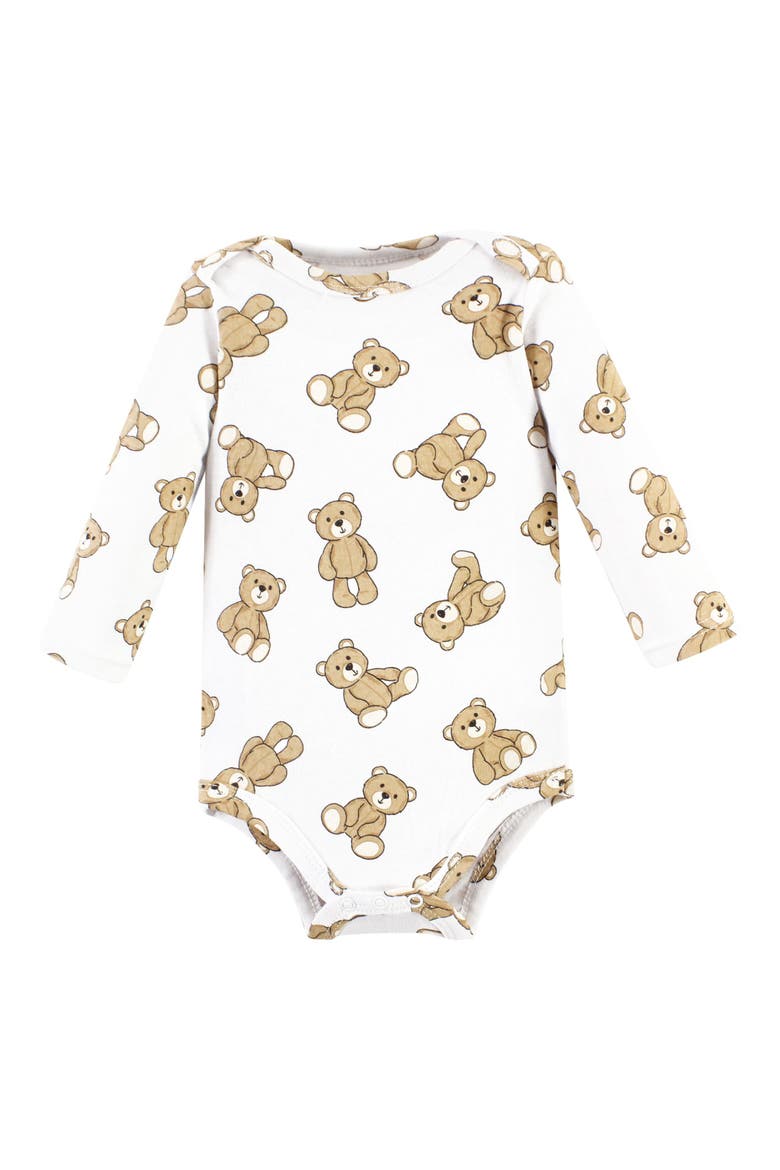 Cotton Bodysuit and Pant Set, Alternate, color, Teddy Bears