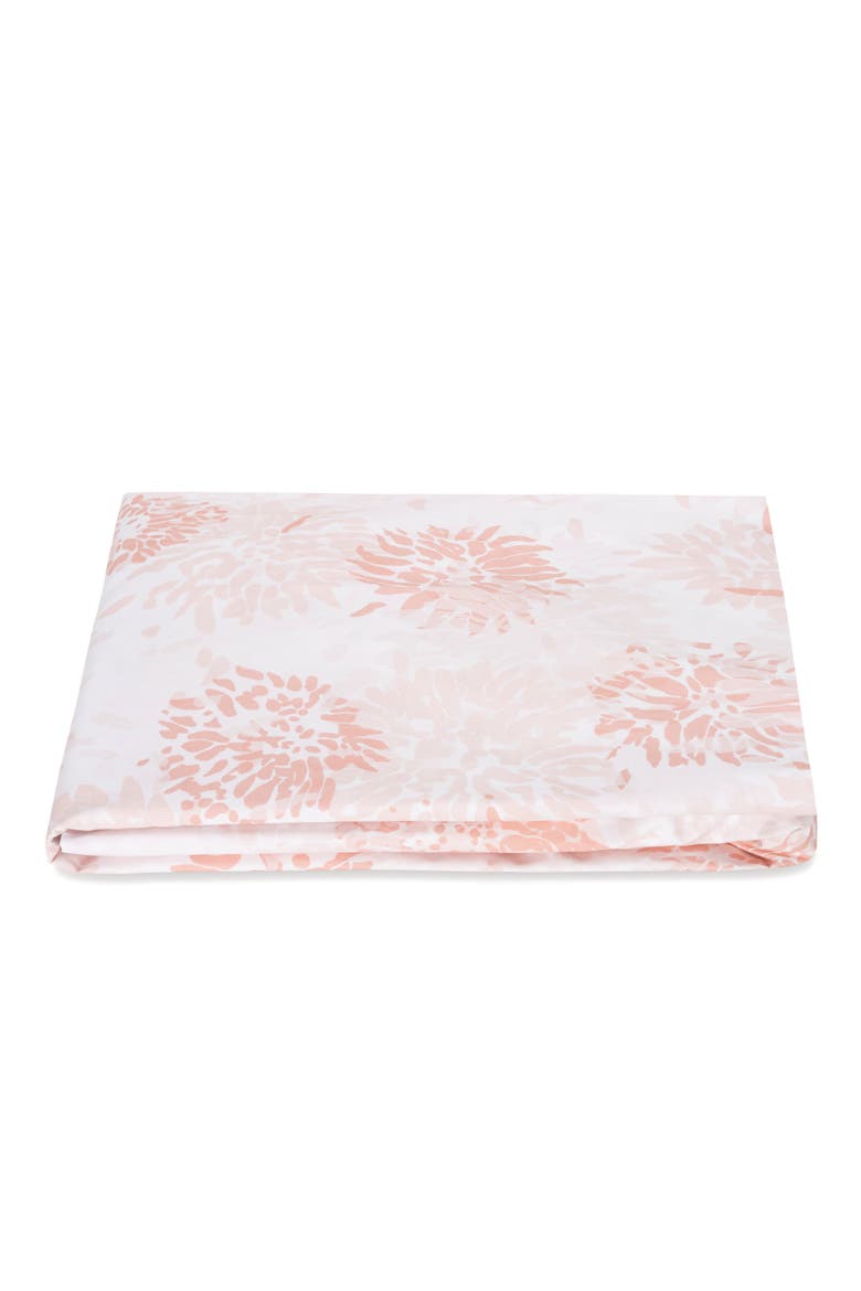 Chrysanthemum 500 Thread Count Fitted Sheet, Main, color, BLUSH