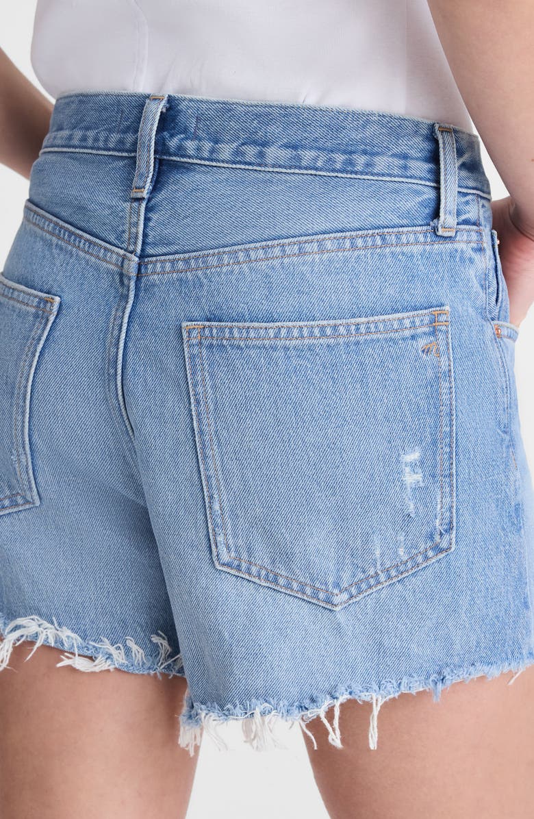 Madewell The Essex Baggy Denim Shorts, Alternate, color, Faded Horizon Wash
