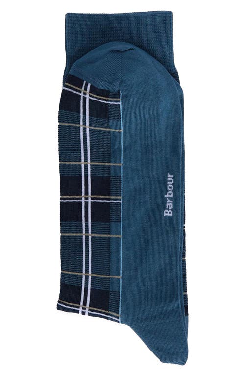 BARBOUR BARBOUR BLYTH PLAID COTTON BLEND DRESS SOCKS
