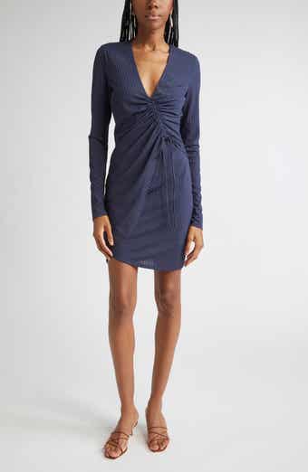 Ramy Brook Barry Long Sleeve Ruched Minidress