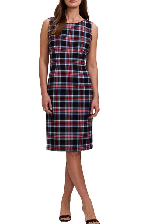 Pryce Plaid Sleeveless Dress