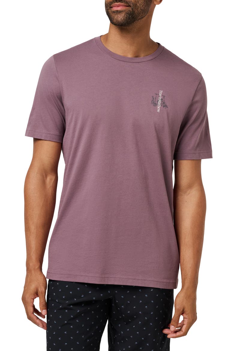 No Itinerary Cotton Graphic T-Shirt, Main, color, MOONSCAPE