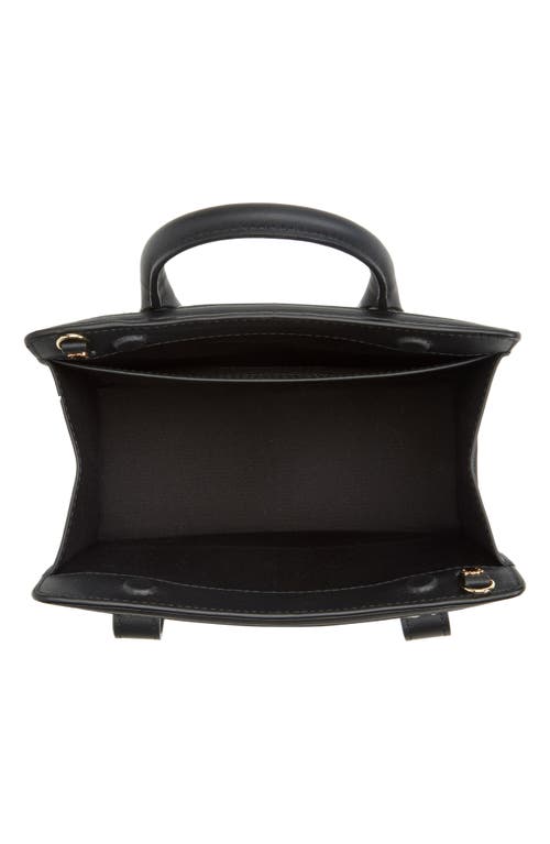 Strathberry Mini Bouclé & Leather Tote In Multi