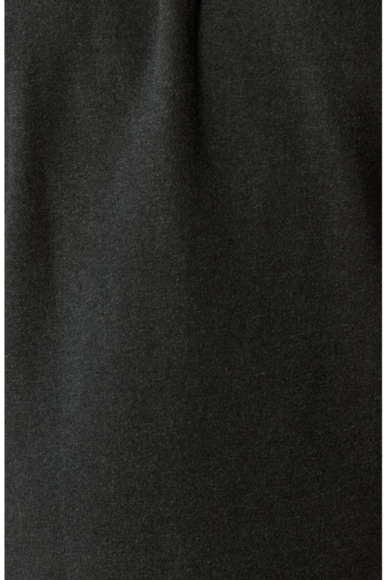 Heavyweight Cotton Flannel Button-Up Overshirt, Alternate, color, HEATHER CHARCOAL