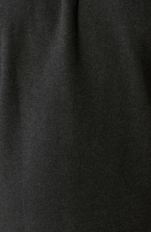 The Normal Brand Heavyweight Cotton Flannel Button-up Overshirt In Black