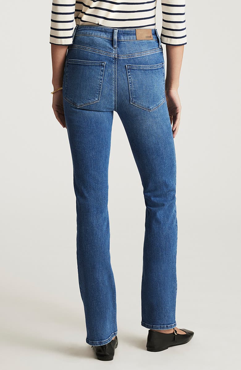 Mavi Jeans Kendra High Waist Straight Leg Jeans, Alternate, color, Mid Brushed Flex Blue