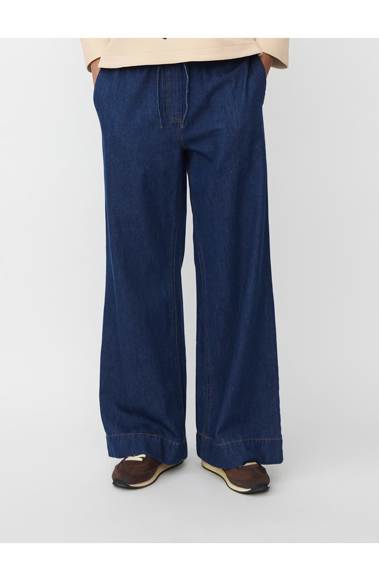 Masai Copenhagen MaPolyxena Wide Leg Elasticated Jeans, Main, color, Dark Denim